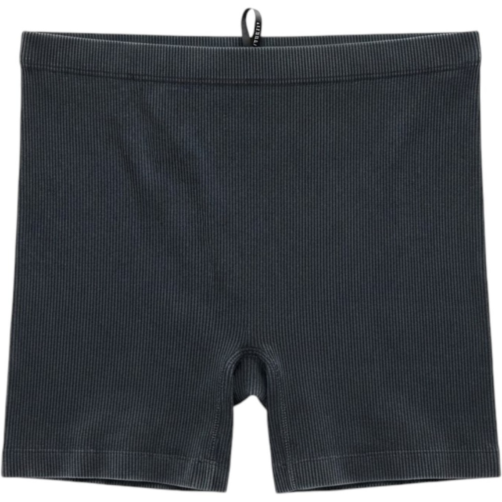 Forever 21 Womens Ribbed High Waisted Biker Shorts Charcoal Gray M/L